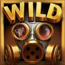 Money Train 5 Wild symbol: a gas mask